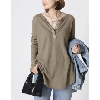 ドゥーズィエムクラス(DEUXIEME CLASSE)のDeuxieme Classe ドゥーズィエムクラス　ワッフルTシャツ(カットソー(長袖/七分))