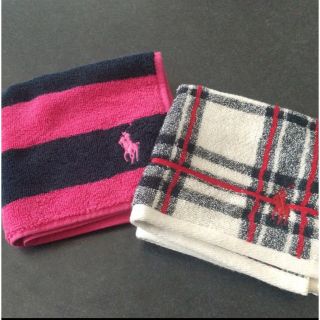 ポロラルフローレン(POLO RALPH LAUREN)のポロラルフローレン ハンカチ ミニタオル(ハンカチ/ポケットチーフ)