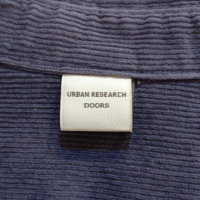 URBAN RESEARCH DOORS(アーバンリサーチドアーズ)のコーデュロイビッグシャツ　チュニック レディースのトップス(シャツ/ブラウス(長袖/七分))の商品写真