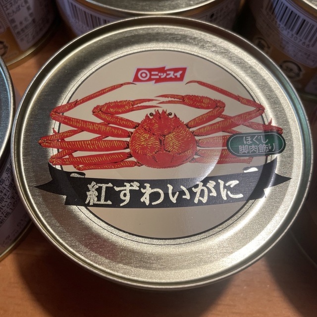 ニッスイ 紅ずわいがに ほぐし脚肉飾り 100g 缶詰詰め合わせ 蟹缶