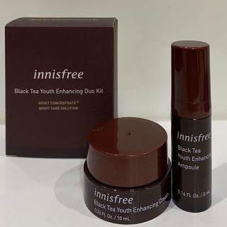 イニスフリー(Innisfree)のinnisfree ブラックティー  セラム & クリーム サンプル　セット (サンプル/トライアルキット)