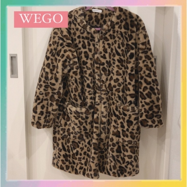 WEGO(ウィゴー)の【WEGO】ヒョウ柄コート レディースのジャケット/アウター(毛皮/ファーコート)の商品写真