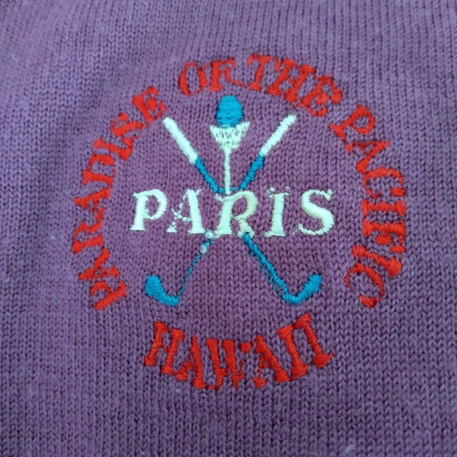 PARIS(パリス)のレア物パリスゴルフセーターウール100% レディースのトップス(ニット/セーター)の商品写真