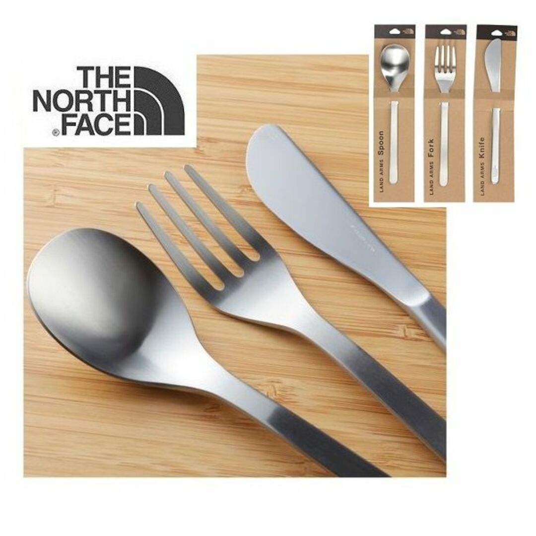 THE NORTH FACE(ザノースフェイス)の3点セット ノースフェイス Spoon Fork Knife 未使用 スポーツ/アウトドアのアウトドア(食器)の商品写真