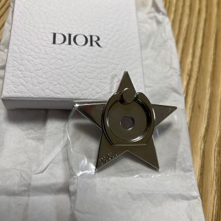 クリスチャンディオール(Christian Dior)の【DIOR】新品　未使用　クリスタル会員　限定　非売品　スマホリング　ロゴ入り(その他)