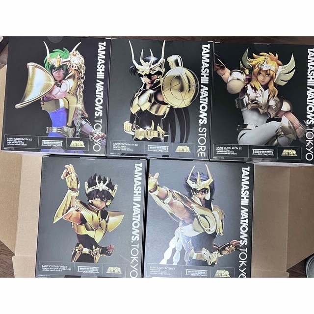 50%OFF】 BANDAI 聖闘士聖衣神話EX(新生青銅聖衣)5体