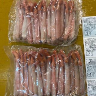 年内OK!紅ズワイガニポーション1kg62-70本！蟹しゃぶに！タラバガニ 毛蟹(魚介)