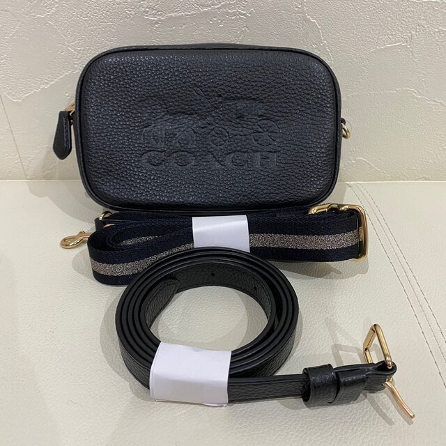 美品 COACH コーチ　ショルダーバッグ　ウエストバッグ　ブラック