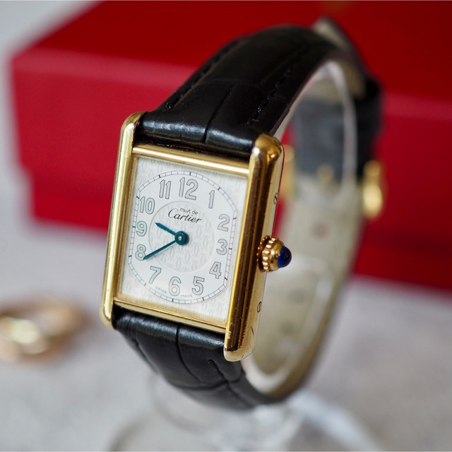 Cartier(カルティエ)の美品 希少✨カルティエ マストタンク テレフォン 電池交換済★ロレックス オメガ レディースのファッション小物(腕時計)の商品写真
