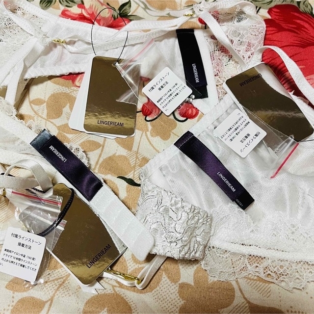 Ravijour(ラヴィジュール)の★Ravijour★LINGERIEAM★ブラショーツTバックパンツ下着ガーター レディースの下着/アンダーウェア(ブラ&ショーツセット)の商品写真