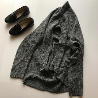 ユナイテッドアローズ(UNITED ARROWS)の美品♡ユナイテッドアローズ ウールカシミヤルーズニットカーディガン(カーディガン)