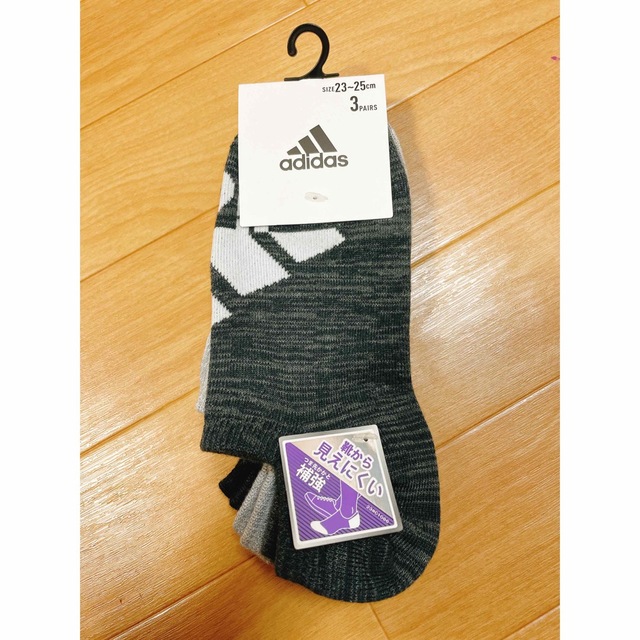 adidas(アディダス)のadidas ソックス　3まは レディースのレッグウェア(ソックス)の商品写真