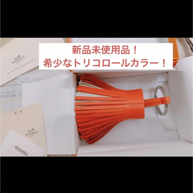 新品未使用♡国内正規品♡エルメス カルメン バッグチャーム キーホルダーシルク