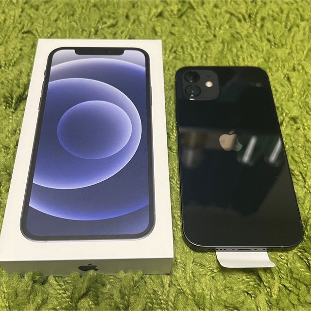 スマートフォン/携帯電話 iPhone12 64GB ブラック MGHN3J/A 25550円