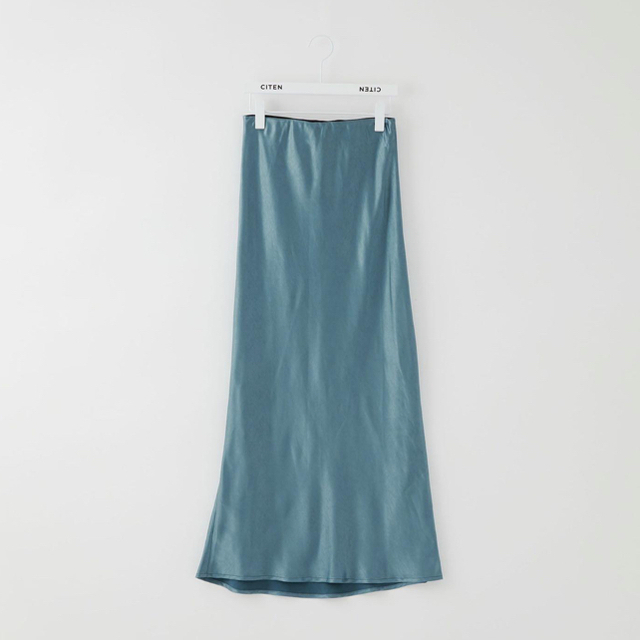 〈 CITEN 〉 サテンロングスカート レディースのスカート(ロングスカート)の商品写真