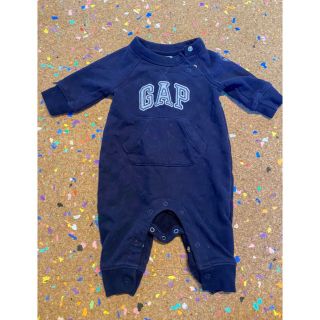 ベビーギャップ(babyGAP)のGAP ロンパース  ロゴスウェット 60cm(ロンパース)