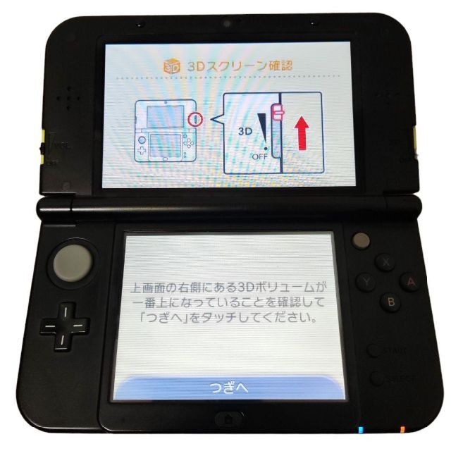 NINTENDO ニンテンドー New 3DS LL ライム×ブラック 本体のみ 1