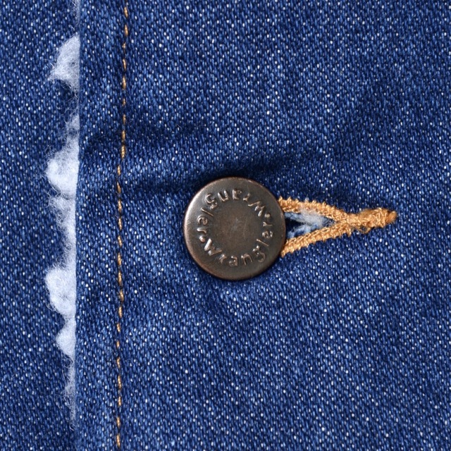Wrangler(ラングラー)のWrangler ウエスタン ボアライニング デニムベスト メンズのジャケット/アウター(Gジャン/デニムジャケット)の商品写真