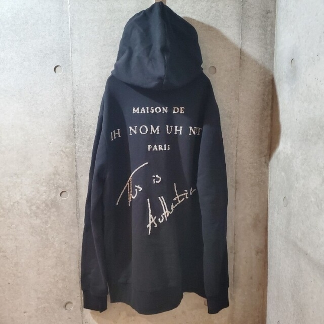 【定価34万】ih nom uh nit ロゴパーカー L