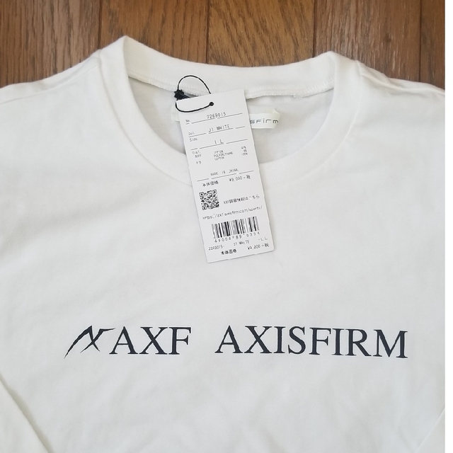 アクセフ AXF axisfirm ウェア Tシャツ 2枚セット 白 紺色