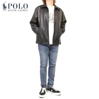 美品 L ヴィンテージ ポロ ラルフローレン ラムレザージャケット