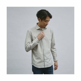 アバハウス(ABAHOUSE)の【アイボリー】【FLEX SHIRTS】マルチストレッチ コールフェイス シャツ(その他)