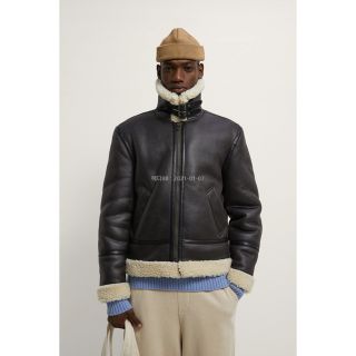 ザラ ムートン レザージャケット/革ジャン(メンズ)の通販 25点 | ZARA