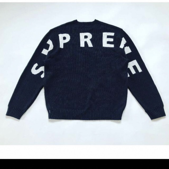 (M)Supreme Back Logo Sweaterバックロゴセーター黒トップス