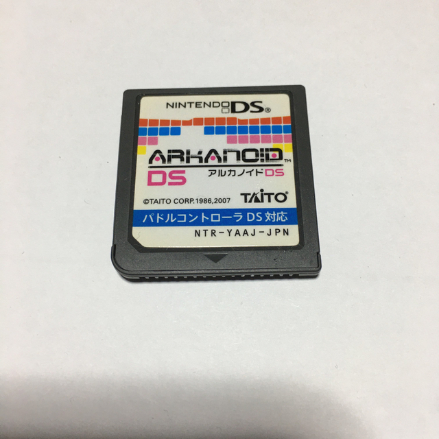 動作OK!アルカノイドDS パドル同梱版 ゲームカードケース、ゲーム取説