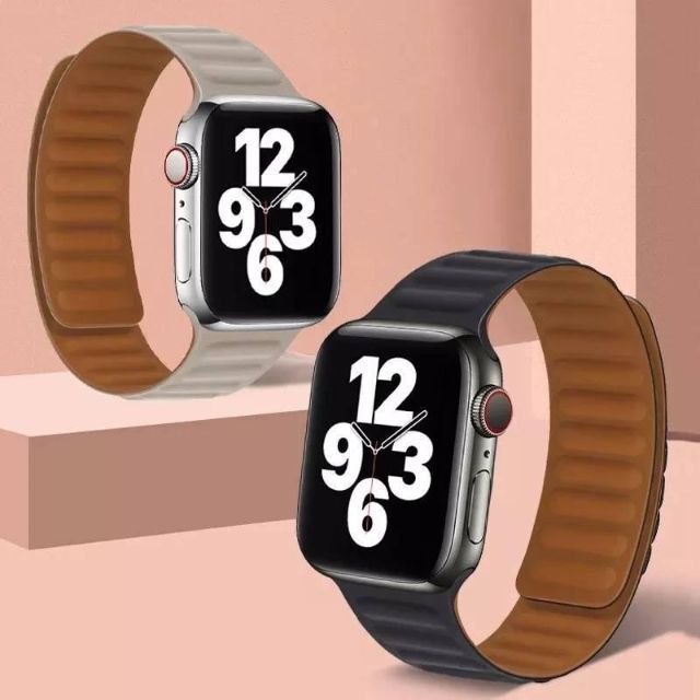 多様な アップルウォッチ マグネットバンド ベルト Applewatch 44mm 黒 ecousarecycling.com