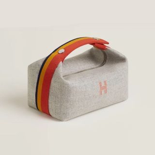 エルメス(Hermes)の【新品・未使用品】エルメス ブリッド・ア・ブラック バス用ポーチ PM グレー(ポーチ)