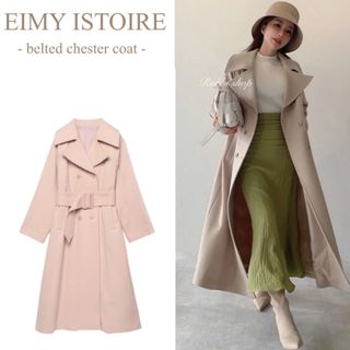 エイミーイストワール(eimy istoire)のエイミーイストワール　belted chester coat(チェスターコート)