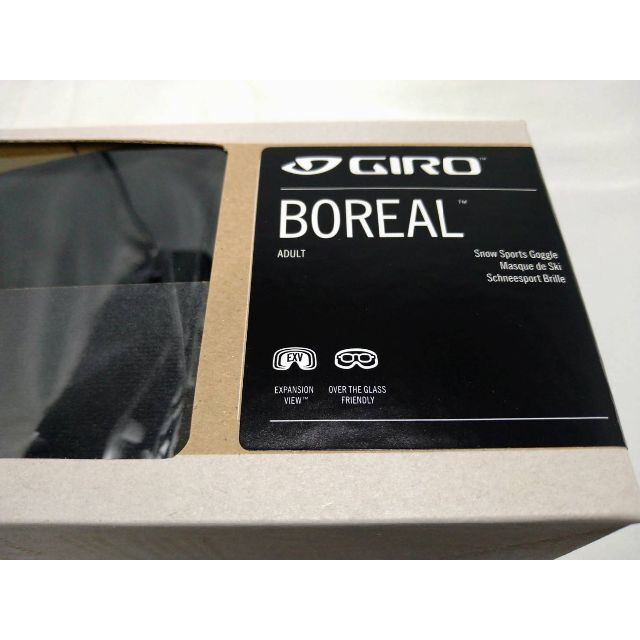 ジロ　Giro Boreal 眼鏡対応　 スノーボード　ゴーグル メンズ 黒