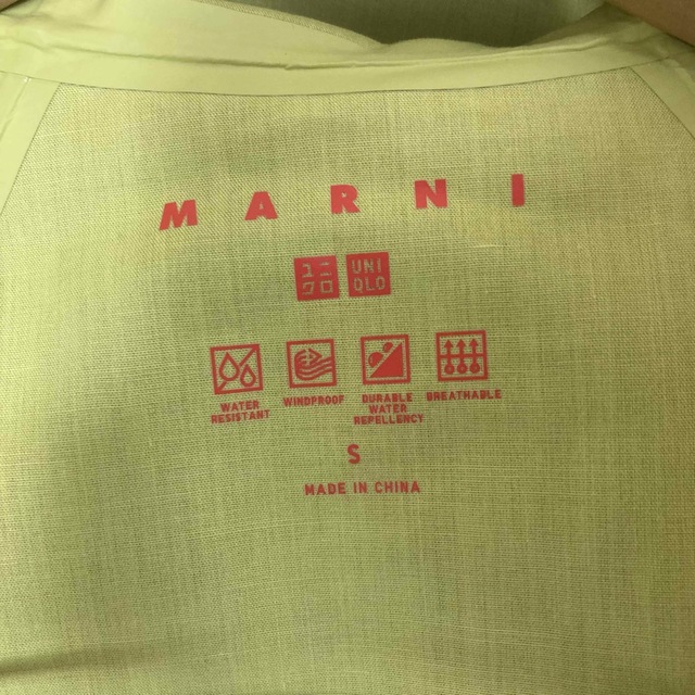 Marni(マルニ)のユニクロ　MARNI マルニ　S ブロックテックハーフコートネイビー新品 レディースのジャケット/アウター(スプリングコート)の商品写真