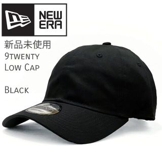 ニューエラー(NEW ERA)の新品未使用 ニューエラ 無地 ローキャップ 黒 メンズ レディース 帽子(キャップ)