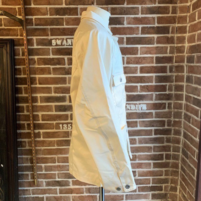 sugarhill HERRINGBONE COVERALLS-WHITE- メンズのジャケット/アウター(カバーオール)の商品写真