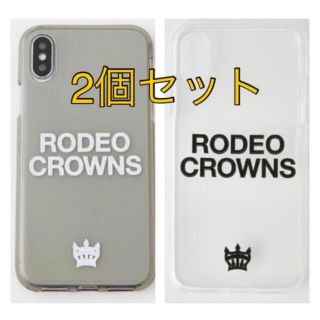 ロデオクラウンズ(RODEO CROWNS)のロデオクラウンズ　iPhoneX用ケース　2点セット(iPhoneケース)