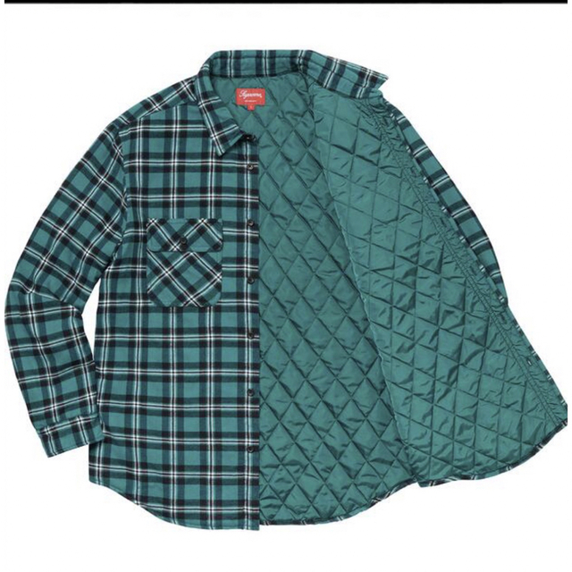 supreme Arc Logo Quilted Flannel Shirt carroceriasbuscars.com