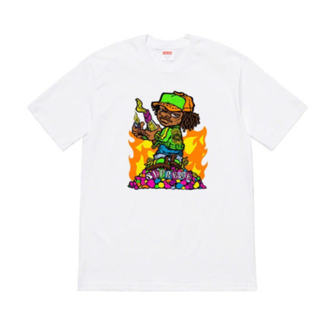 Supreme Molotov Kid Tee M White 新品未使用