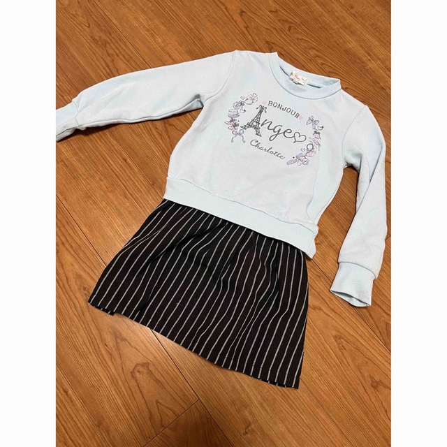 キッズ　女の子　ワンピース　中古品 キッズ/ベビー/マタニティのキッズ服女の子用(90cm~)(ワンピース)の商品写真