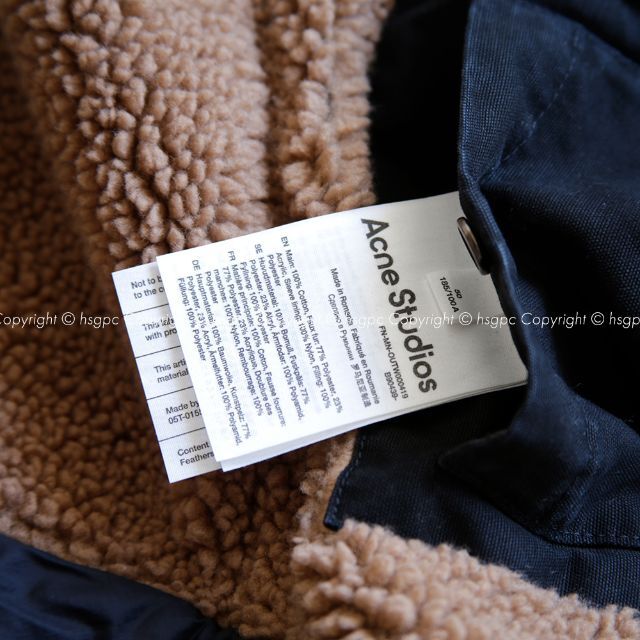 ACNE(アクネ)の【定価12万】アクネストゥディオズ ウォッシュド キャンバス ジャケット コート メンズのジャケット/アウター(ミリタリージャケット)の商品写真