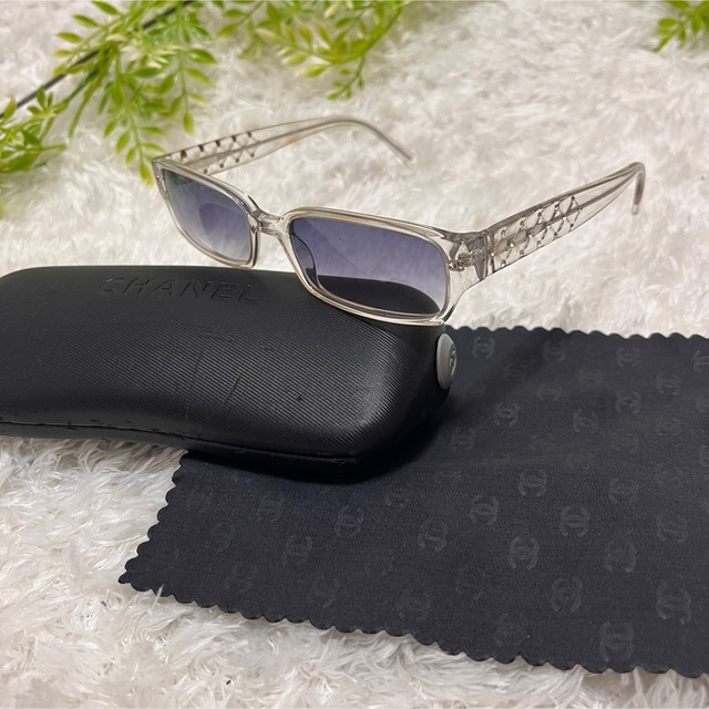 CHANEL シャネル サングラス スワロススキー ココマーク レディース