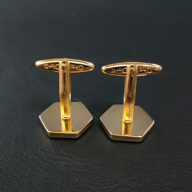 休み Dior ディオール カフス タイピンセット ロゴ シルバー ゴールド