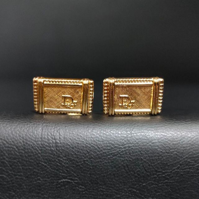 美品】Dior ディオール カフス・タイピンセット ゴールド ロゴ