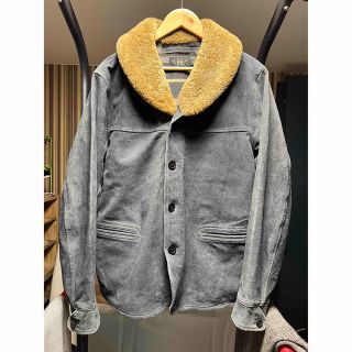 RRL スエード レザージャケット インディゴ