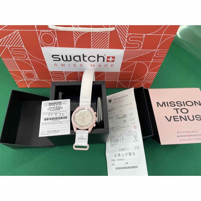 swatch(スウォッチ)のSwatch Omega Venus オメガスウォッチビーナス SO33P100 レディースのファッション小物(腕時計)の商品写真