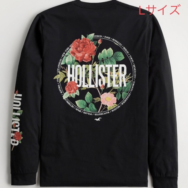 Hollister(ホリスター)の大人気★Hollister【L】 最新作のビッグバックプリントロンT メンズのトップス(Tシャツ/カットソー(七分/長袖))の商品写真