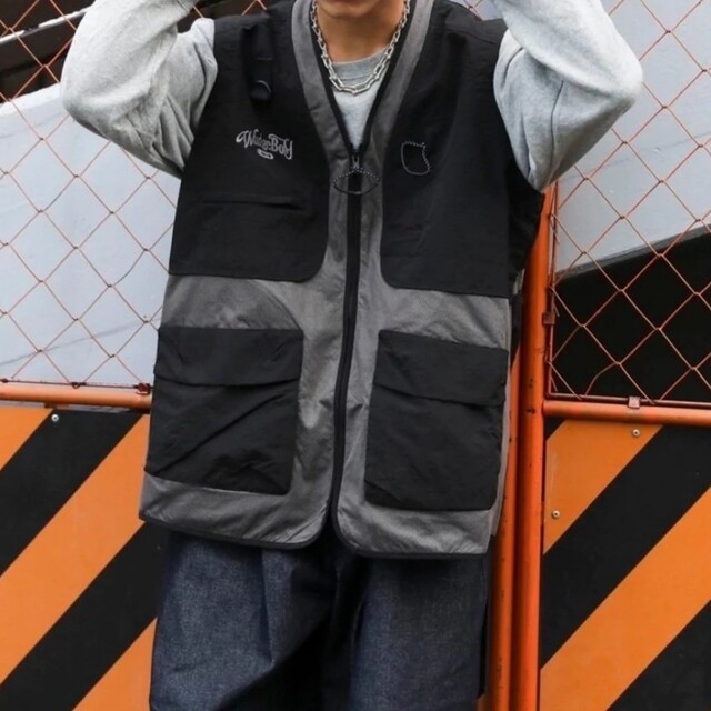 新品 Wudge boy LサイズUnis movable vest＆outer - ナイロンジャケット