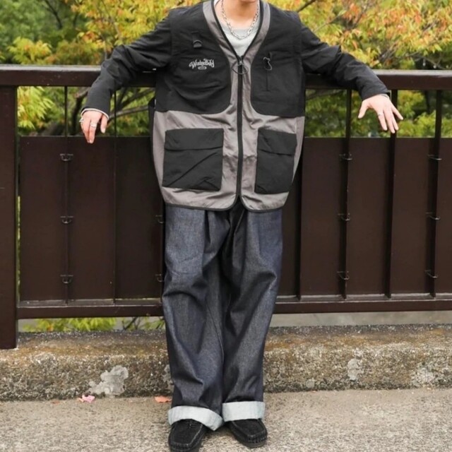 新品 Wudge boy LサイズUnis movable vest＆outer - ナイロンジャケット