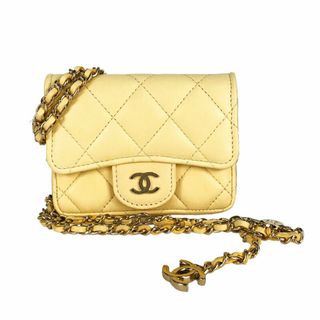 シャネル(CHANEL)の　シャネル CHANEL クラシックベルトバッグ AP1952 ベージュ ラムスキン レディース ショルダーバッグ(ショルダーバッグ)